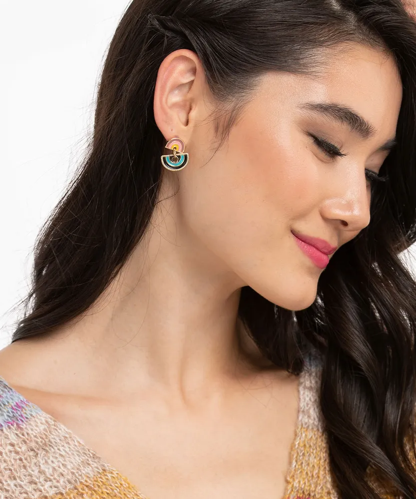 Dangly Rainbow Earring