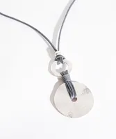 Molten Metal Pendant Necklace