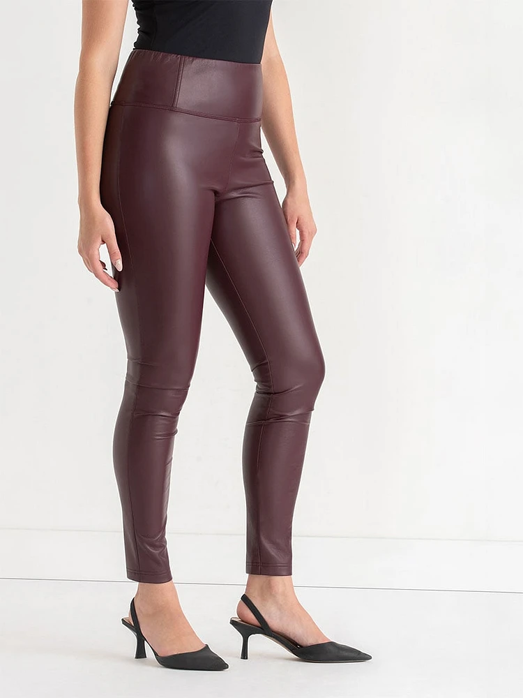 Faux Leather Legging