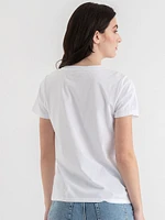 Short Sleeved Relaxed Crewneck T-Shirt