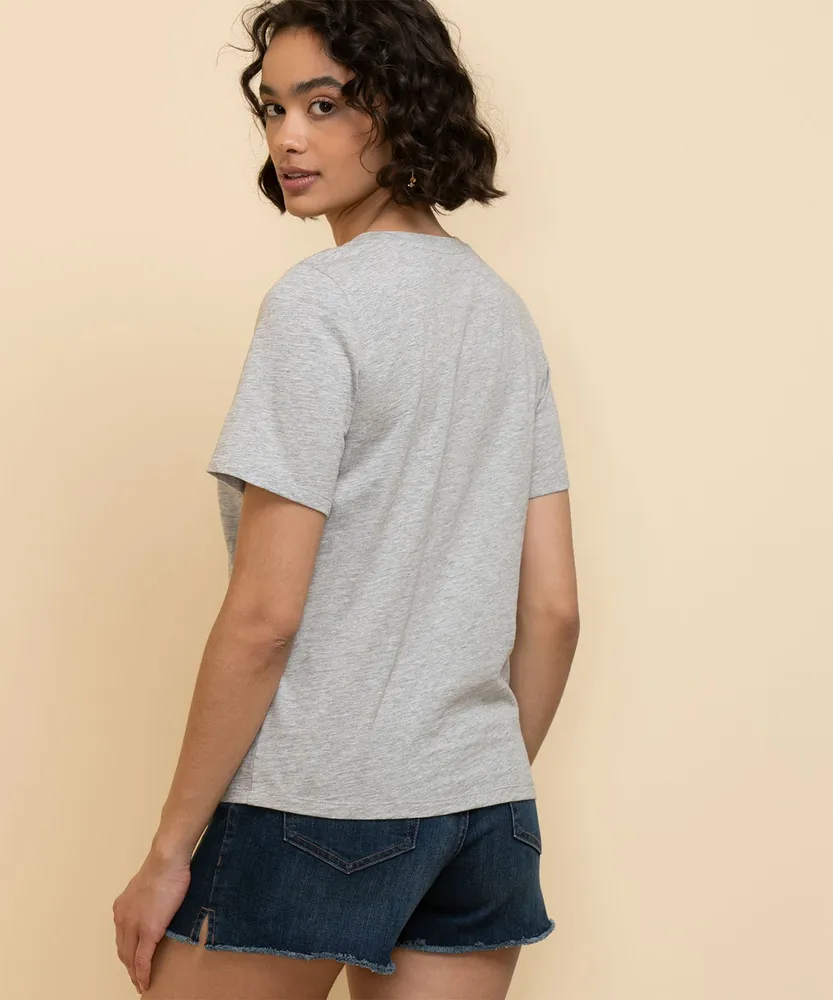 Short Sleeve Crew-Neck Relaxed Tee