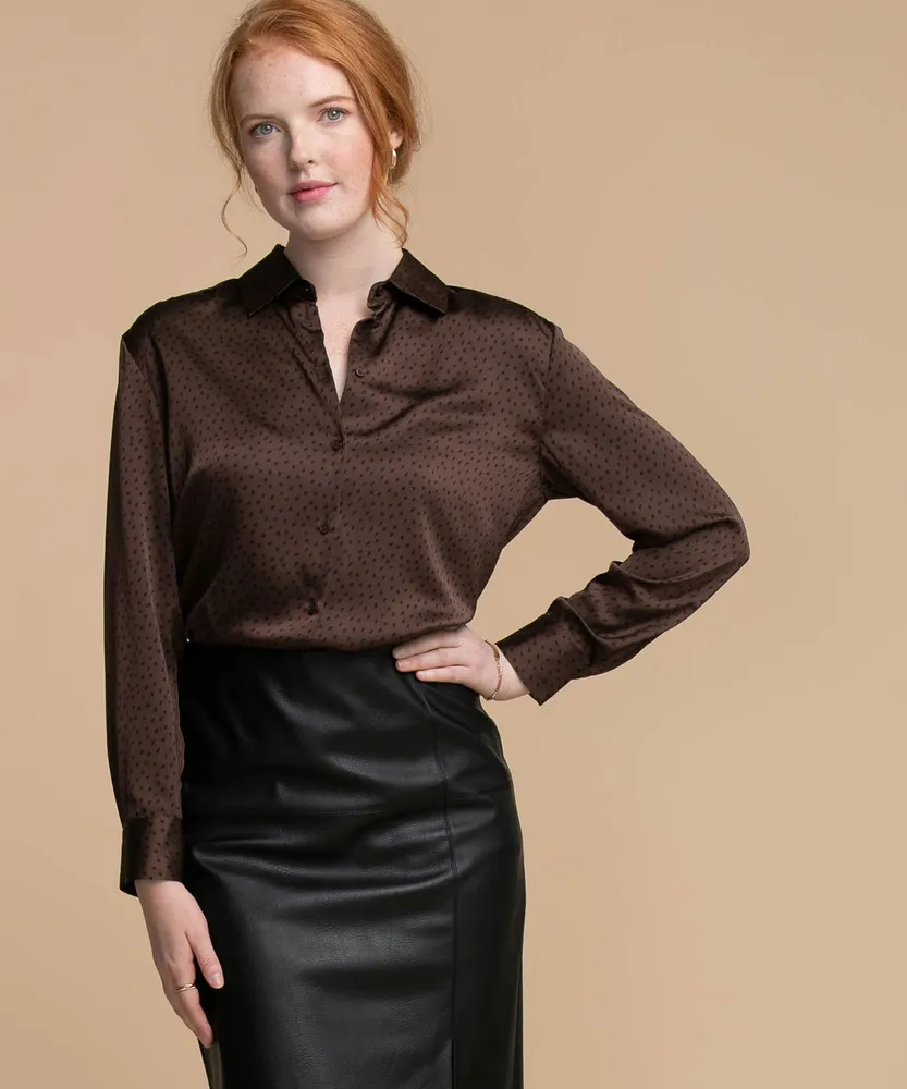 Satin Collared Shirt