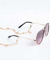 Gold Starfish Mask & Sunglasses Chain