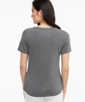 Eco-Friendly Scoop Neck Graphic Tee