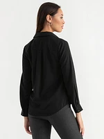 Nicole Long Sleeve Collared Shirt