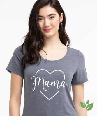 Eco-Friendly Scoop Neck "Mama" Tee