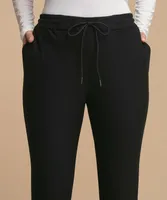 Luxe Ponte Tapered Drawstring Pant