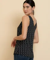 Sleeveless Zip Front Tank