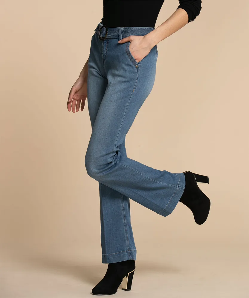 One 5 Belted Jean Trouser