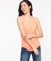 Pleat Back Sleeveless Blouse