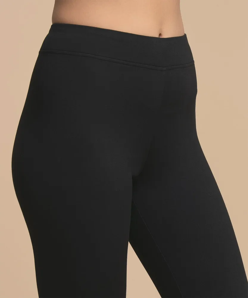 Black Yummy Fleece Legging