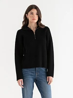 Quarter Zip Pullover Sweater