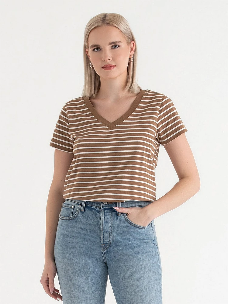 V-Neck Relaxed Tee