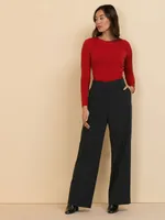 Long Sleeve Bodysuit with Pleats