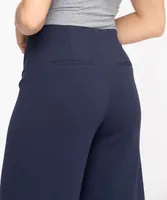 Scuba Crepe Wide Leg Crop