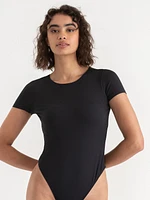 Short Sleeve Crewneck Bodysuit