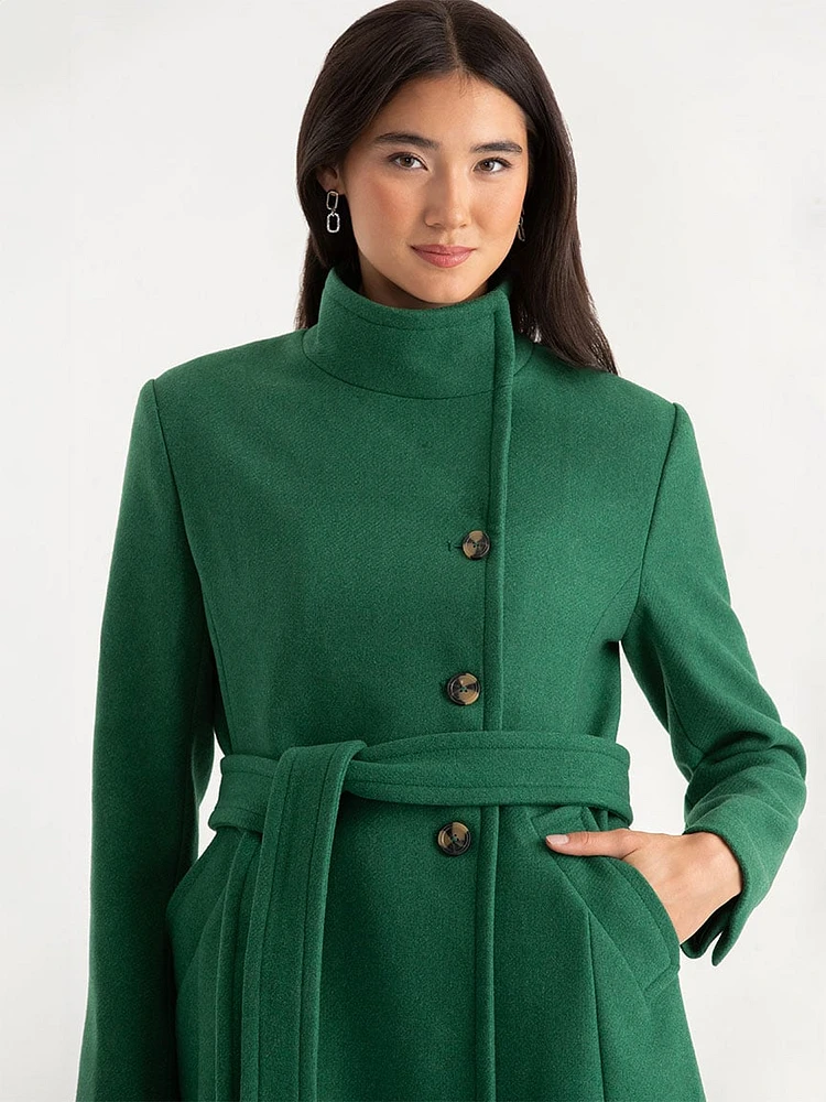 Wool Wrap Coat