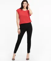 Linen Blend Pocket Tee