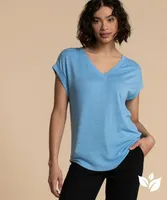 Extend V-Neck Hacci T-Shirt