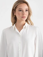 Longer Length Collared Blouse