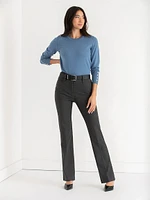 Cashmere-Blend Sweater with Rivet Detail