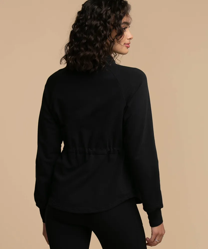 French Terry Zip Front Jacket