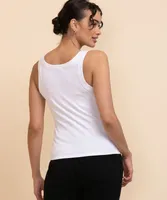 Casual Rib Knit Tank Top