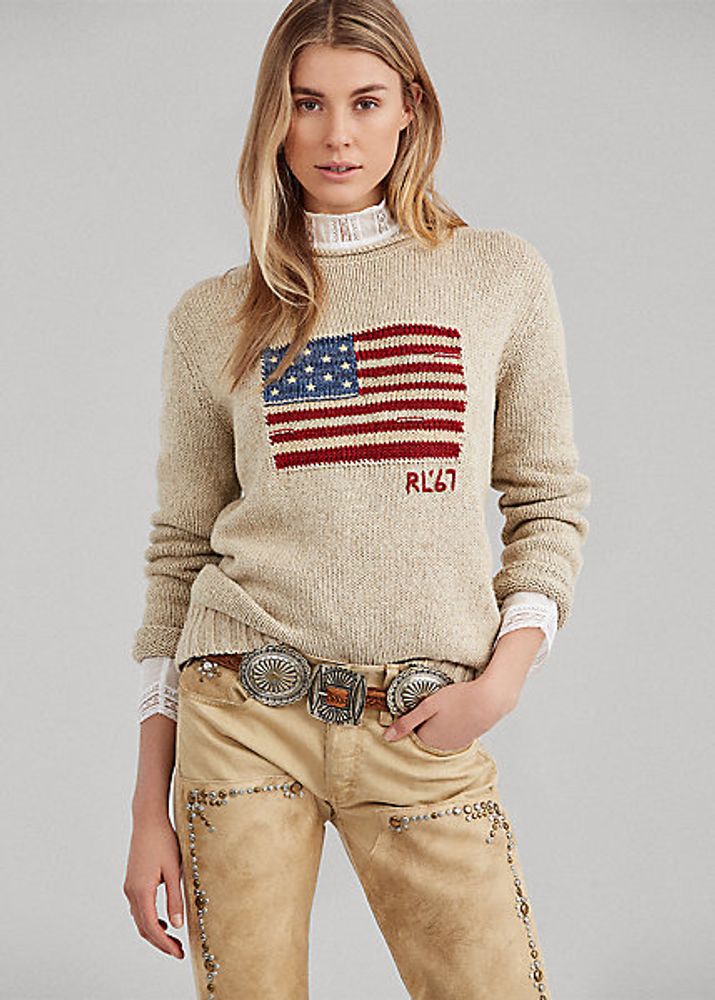 Ralph Lauren Pull drapeau à col roulotté | Les Terrasses du Port