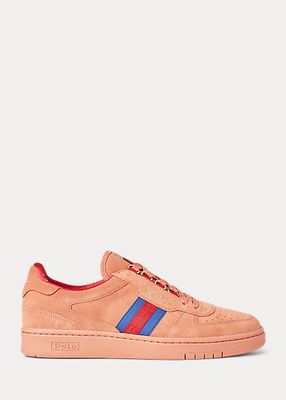 Baskets Court Polo x CLOT en daim