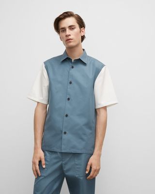 Colorblock Short Sleeve Standard Shirt