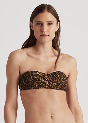 Haut bandeau léopard torsadé