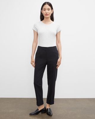 Textured Slim Trousers