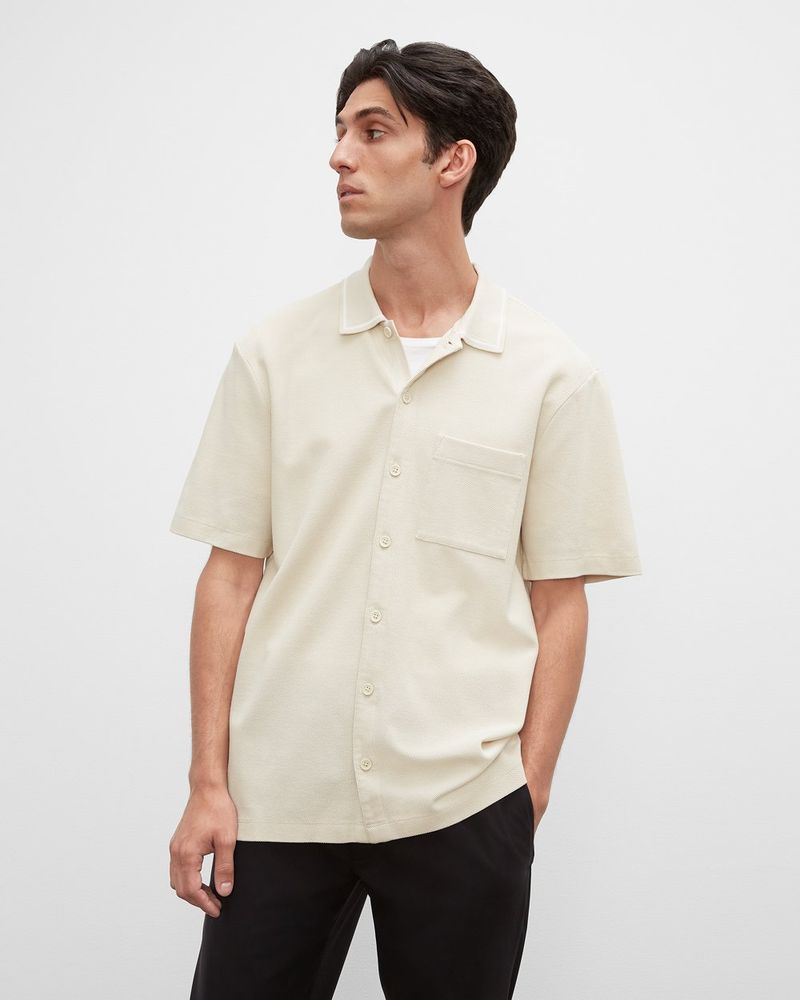 Piqué Full Button Polo