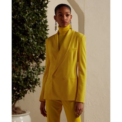 Veste Alaine en gabardine de laine