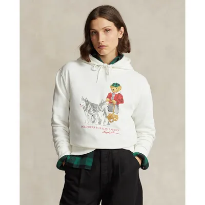 Sweat à capuche Polo Bear molleton