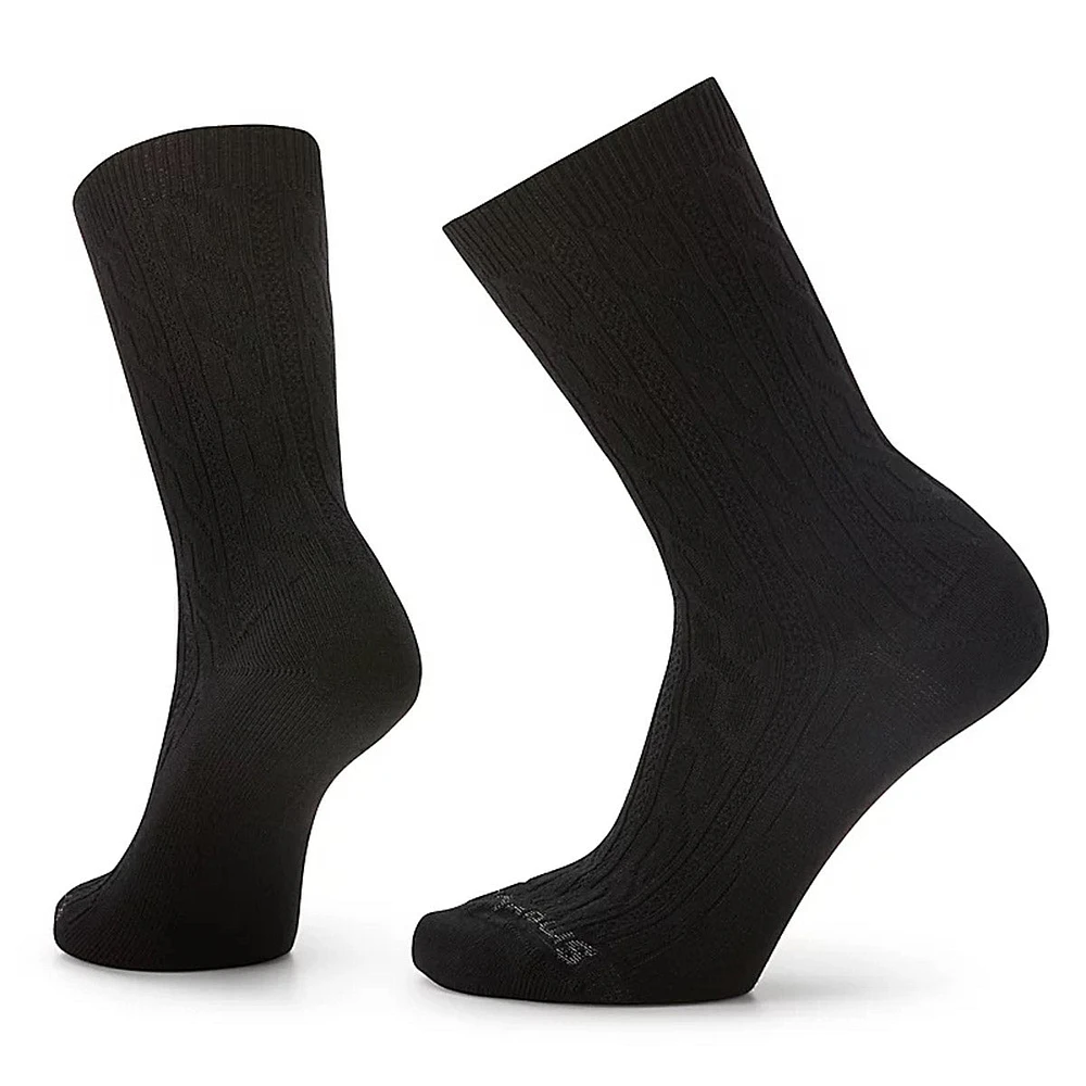 Women's Everyday Cable Crew Socks