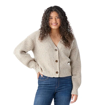 Women's Cozy Lodge Cropped Cardigan Sweater