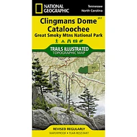 Clingmans Dome, Cataloochee: Great Smoky Mountains National Park Map