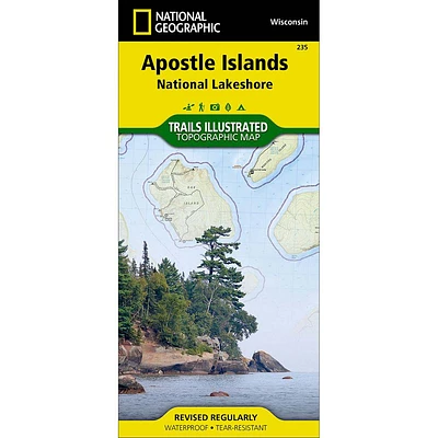 Trails Illustrated Map: Apostle Islands National Lakeshore