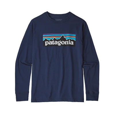 Boys' Long-Sleeved Graphic Cotton Organic T-Shirt