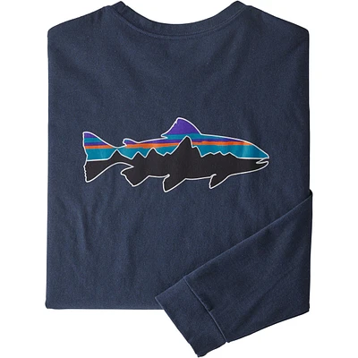 Men's Long-Sleeved Fitz Roy Trout Responsibili-Tee