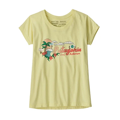 Girls' Regenerative Organic Certified Cotton Graphic T-Shirt