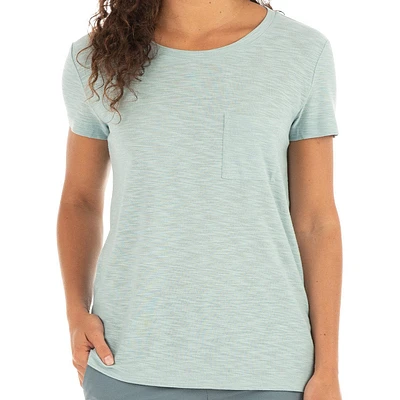 Women's Bamboo Slub Channel Pocket Tee