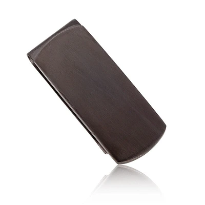 Satin Gun Metal Money Clip