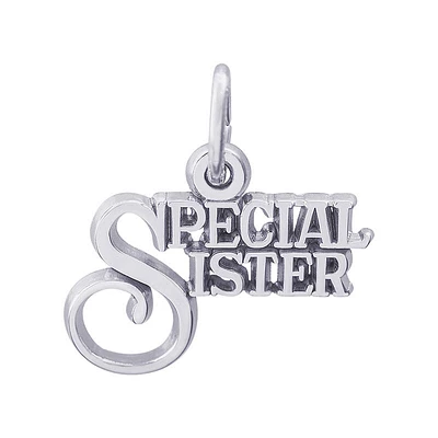 Special Sister Sterling Silver Charm