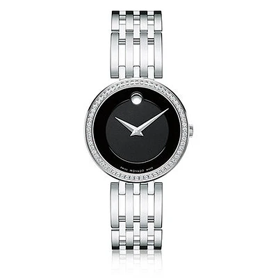 Movado Esperanza Diamond Bezel Bracelet Watch 0607052