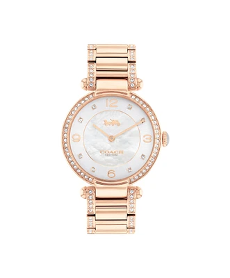 Coach Ladies' Cary Rose-Tone Watch 14503831