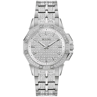 Bulova Ladies' Octava Crystal Watch 96L305