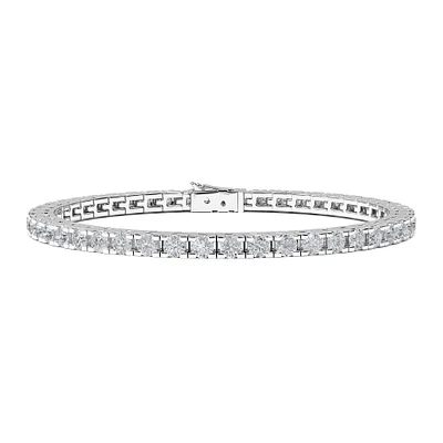 Lab Grown 4ctw. DIamond Tennis Bracelet in 14k White Gold