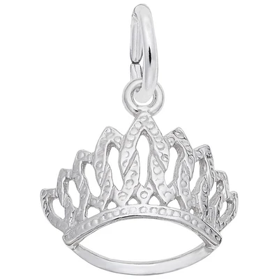 Tiara Charm in Sterling Silver